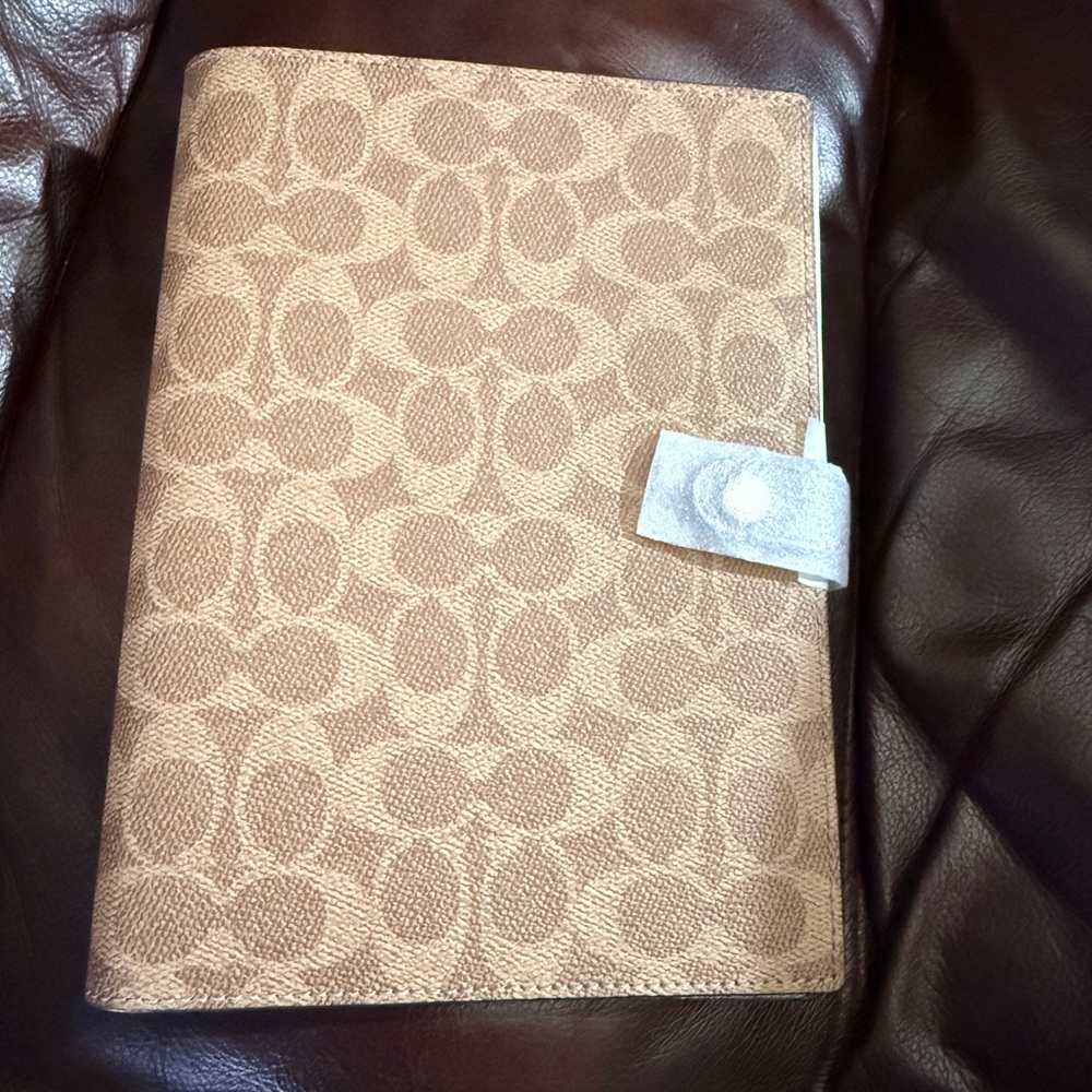 Coach Notebook Cover